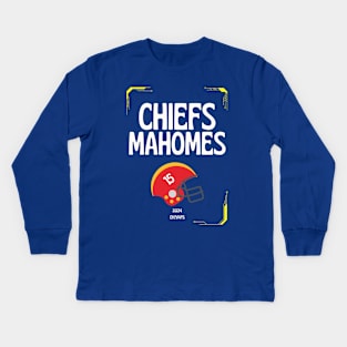 KANSAS CITY CHIEFS MAHOMES CHAMPIONS Kids Long Sleeve T-Shirt